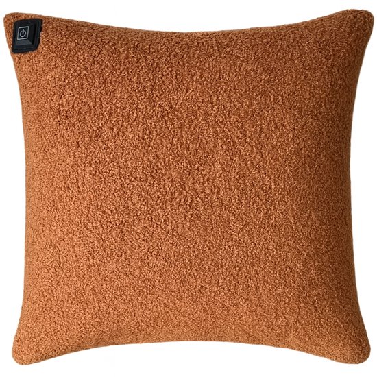 Warmpi® Teddy Warmtekussen – Bruin – Draadloos & Netstroom – Incl. 10.000mAh Powerbank & 2,5m USB-Kabel – 3 Warmtestanden tot 65°C – Infrarood verwarmd kussen