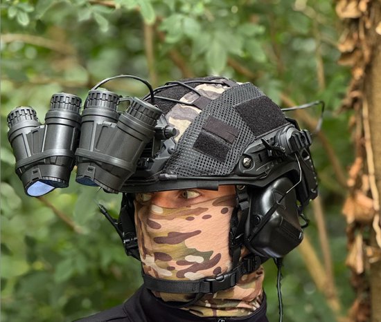 Tactische Ballistische Helm FAST-SF – Multicamo – Airsoft & Paintball – Verstelbaar – Lichtgewicht Militaire Helm Set
