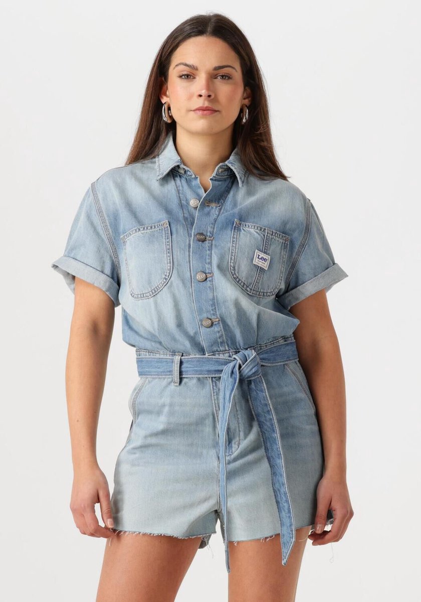 Lee Chore Shortall Jumpsuits Dames Lichtblauw
