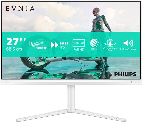 Philips Evnia 3000 series 27M2N3201A - Full HD Monitor - 180hz - 27 inch