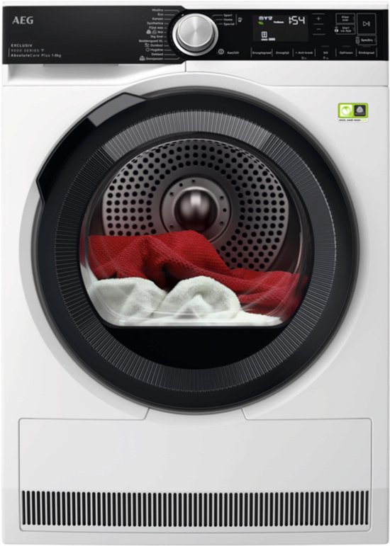 AEG TR97BADEN 9000 AbsoluteCare Plus 8 kg, 63 db, 550 W, 850x596x657 mm, 50.4 kg, Wit