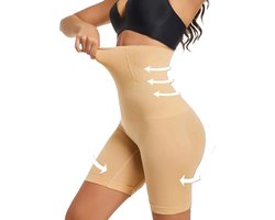 Shapewear Corrigerend Ondergoed Hoge Taille | Heupliftende Bodyshaper I Afslankbroek i Tailletrimmers I Billen, Buik & Dijen| Correctie Buik Ondergoed | Maat M/L I Beige