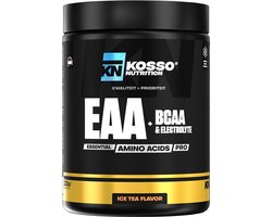 Kosso Nutrition – EAA PRO – Ice Tea – 9 Essentiële Aminozuren – Spieropbouw & Hydratatie – 330g