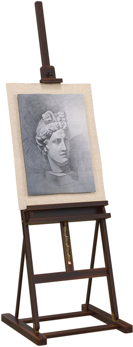 Vinsetto-kunstenaarsezel-beukenhout-53x50,5x230cm-koffie