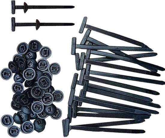 Foto: Nylon universele kabelbindergesp zware zelfvergrendelende nylon ritsbandhouder multifunctionele plastic zelfvergrendelende kabel ritsbinders gereedschap voor dagelijkse reparatie in de auto 50