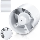 Ventilateur de conduit, ventilateur de conduit économe en énergie de 100 mm pour salles de bains, ouvertures de ventilation, serres, tentes