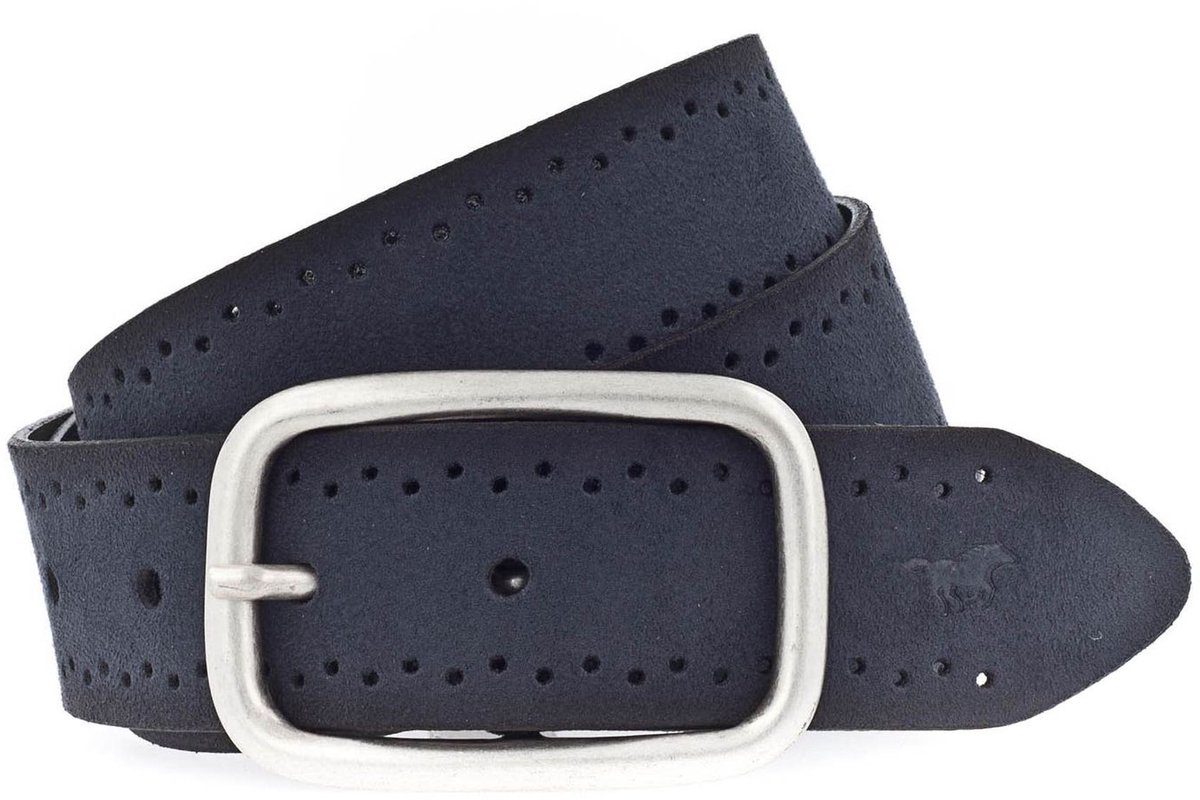 MUSTANG Leren riem Woman´s Belt 3.5 W105 Steel Grey grijs