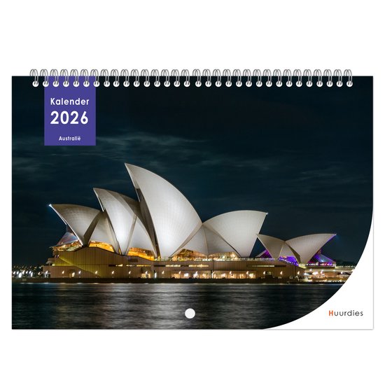 Huurdies - 2026 Kalender - Australië - A4