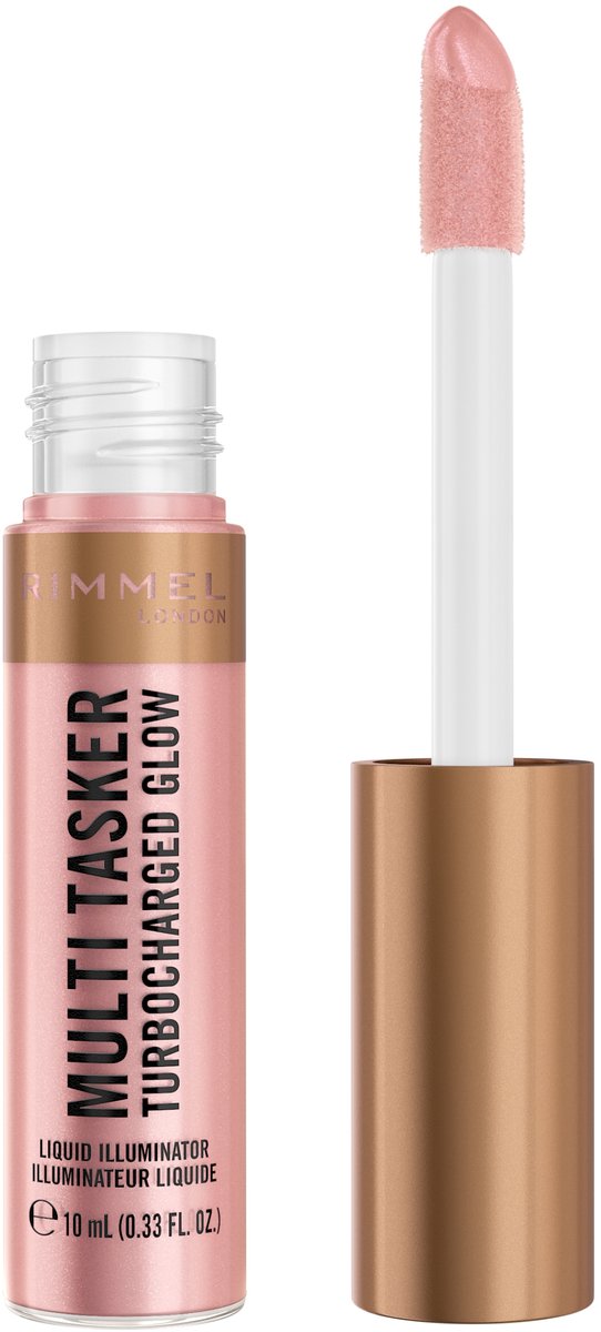 Rimmel Multi Tasker Turbocharged Glow Liquid Illuminator - 005 - Iconic as Usual, 10 ml