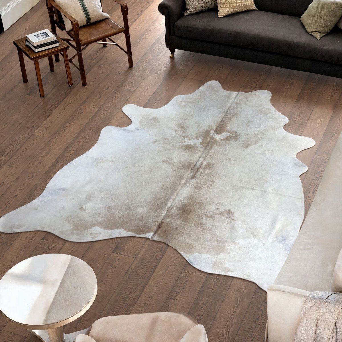 Koeienhuid Vloerkleed - 239 cm x 216 cm - Koeienkleed / Koeienvel / Dierenvel / Dierenhuid Tapijt