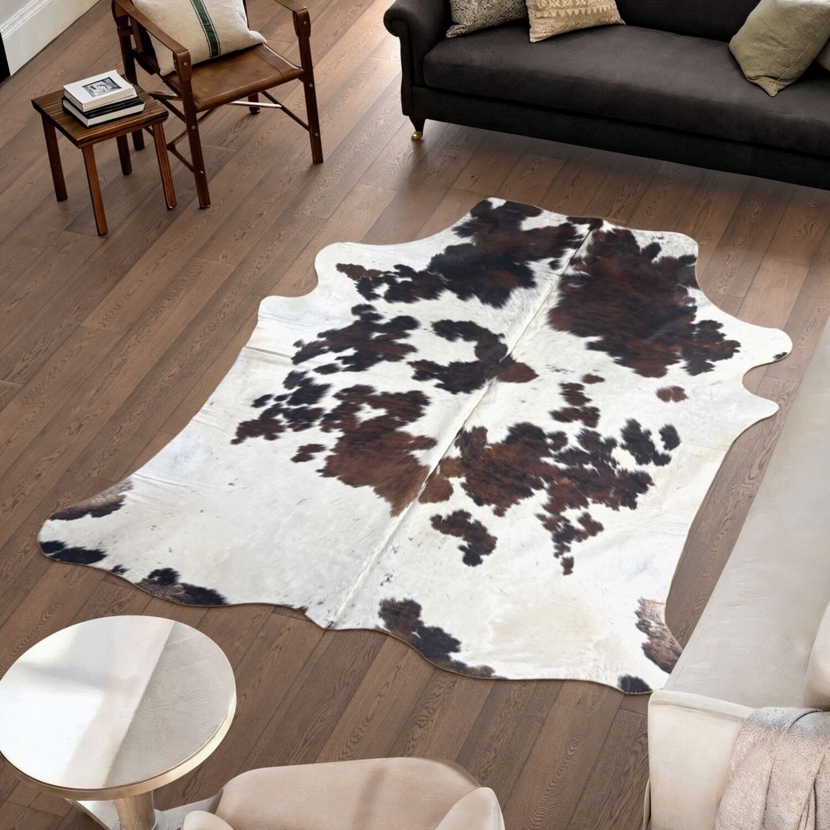 Koeienhuid Vloerkleed - 231 cm x 196 cm - Koeienkleed / Koeienvel / Dierenvel / Dierenhuid Tapijt