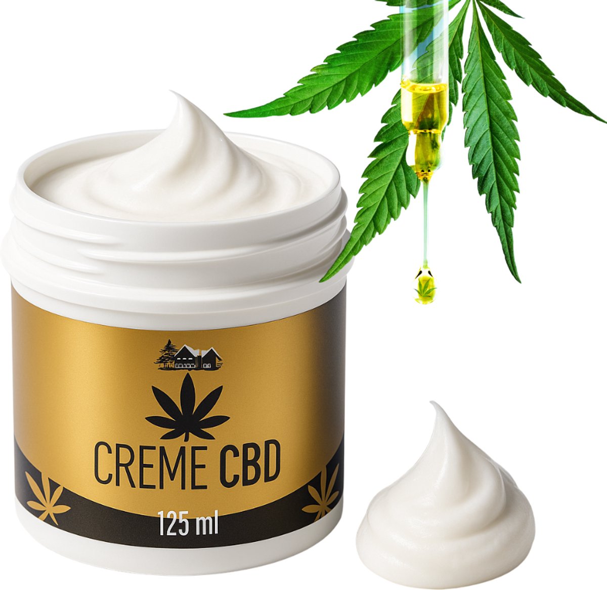 Pullach Hoff - Pijnstillend - Irritatie en Acne - Verfrissende anti-zweetvoeten crème met Hennep en CBD