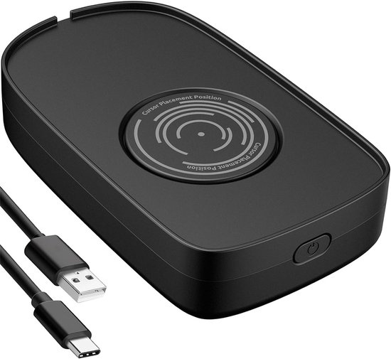 Mouse Jiggler - Niet-detecteerbare Muisverplaatser - Automatisch Muisbewegingen Simuleren - Houd Computer Wakker - Zwart