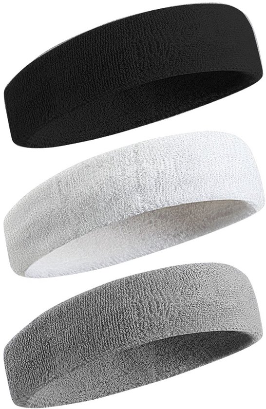 Lot De 12 Bandeaux Anti-Transpiration Poignet - Bracelets Sport Coton Épais Pour Homme Et Femme, Couleurs Variées