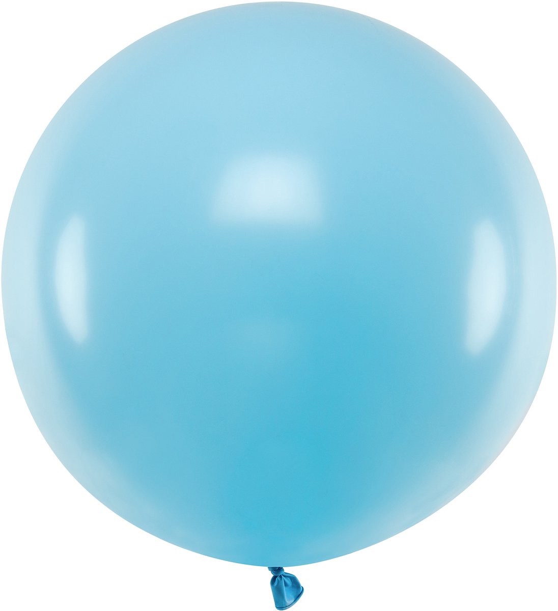 PARTYDECO - Reuze blauwe latex ballon 60 cm