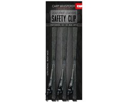 Carp Whisperer - Safety Clip Leaders - 3 stuks - Silt
