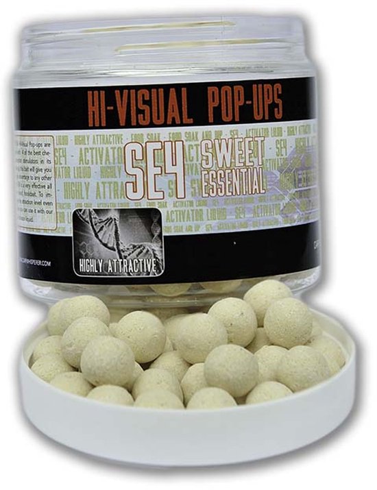 Carp Whisperer - SE4 Hi-visual Pop-up - Diameter: 16mm - Drijvende boilies van Merkloos — afbeelding 2