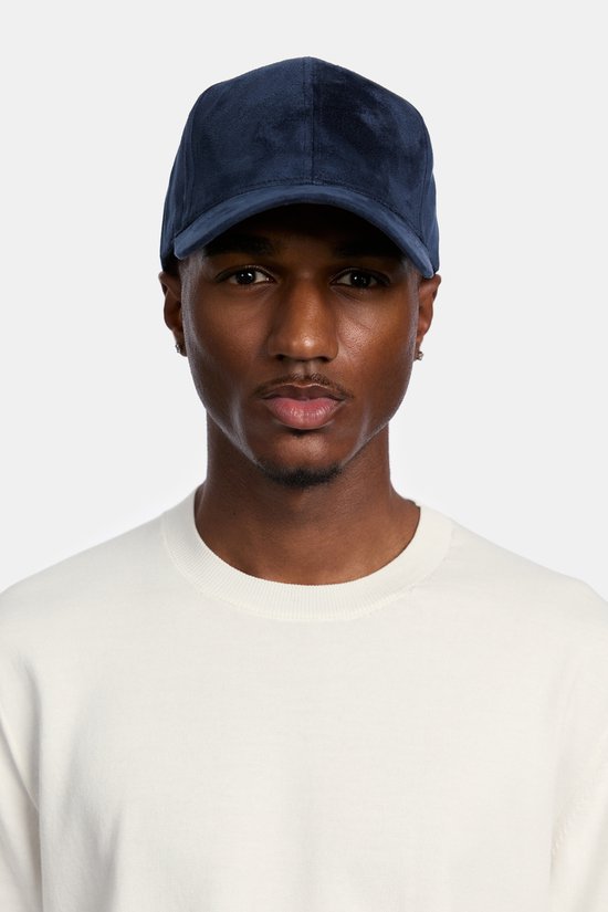 TRENDBEE™ AZUL Casquette Velours Daim Blauw