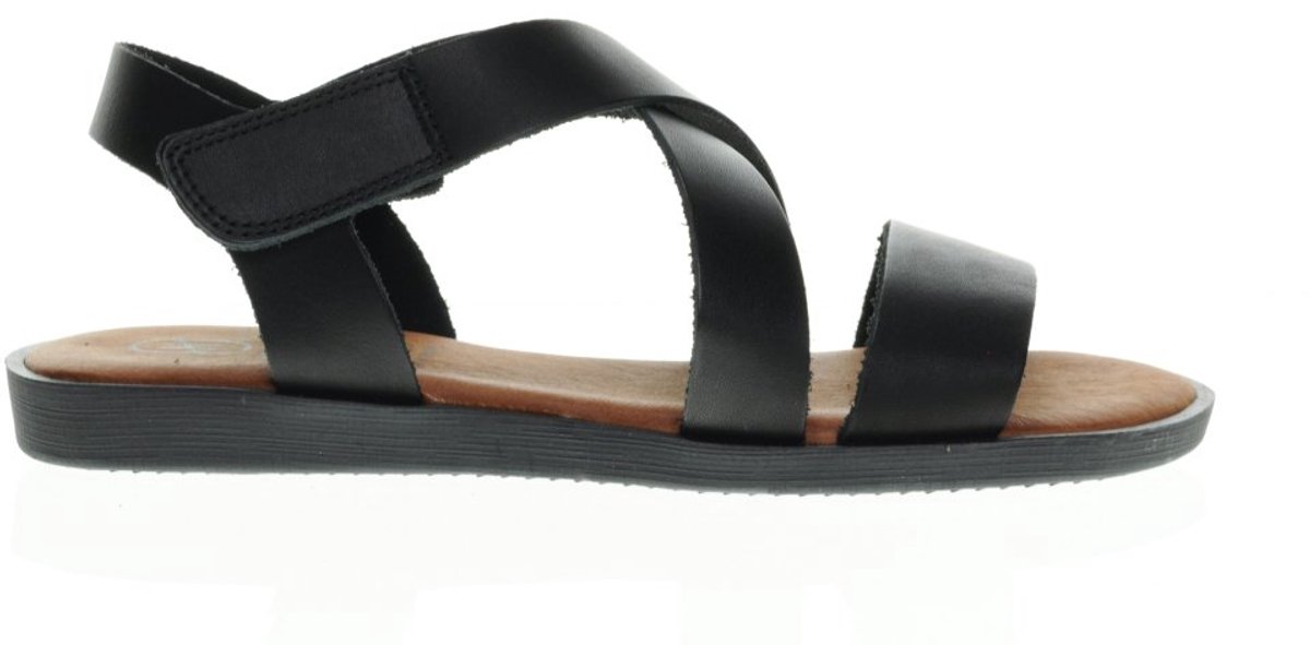 Zwarte Sandalen Velcro Hee maat 39