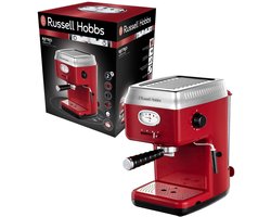 Russell Hobbs Espressomachine - Pistonmachine - 15 bar - Rood