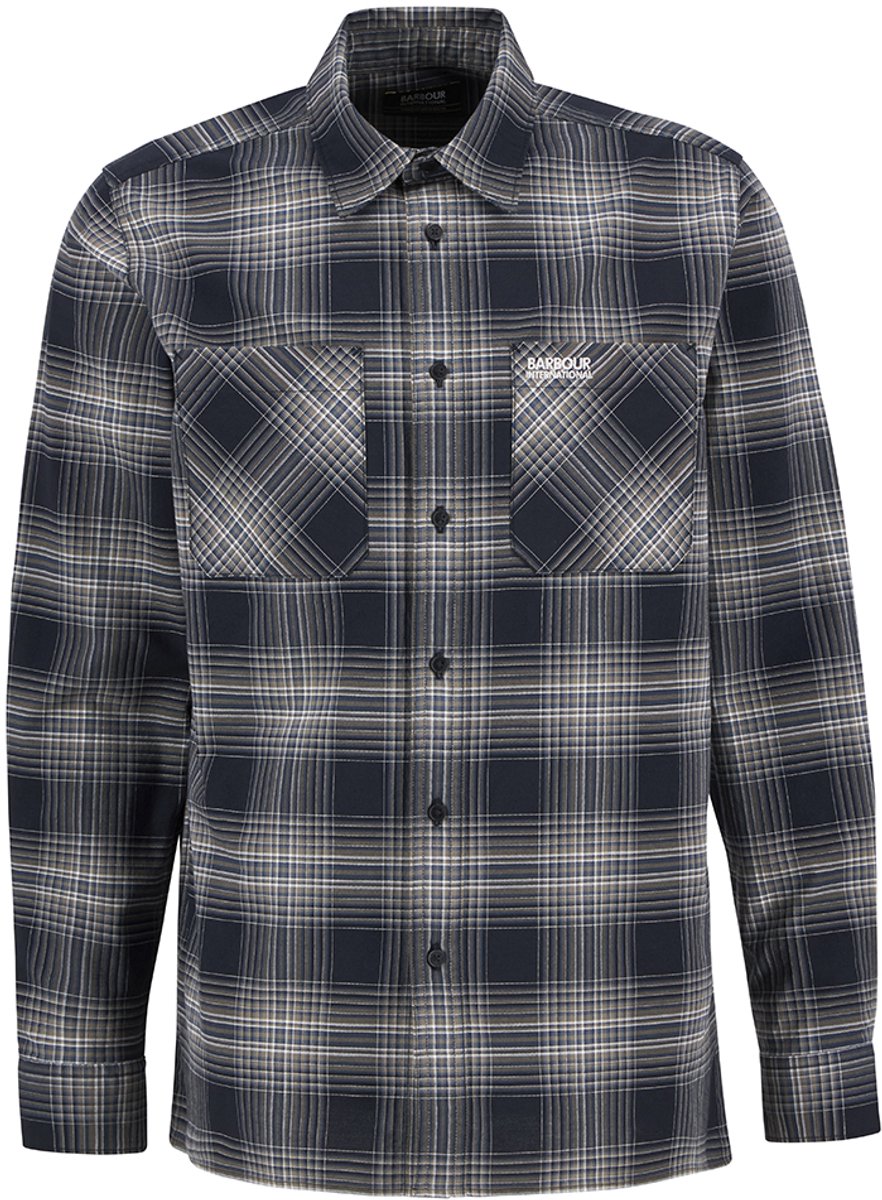 BARBOUR - Heren hemd - Maat L - Mannen - MARINE -