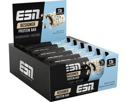 ESN ESN Designer Bar Proteine Repen – Dark Cookie White Choc, 12 x 45 g – Ideaal Tussendoortje met 14 g Proteïne
