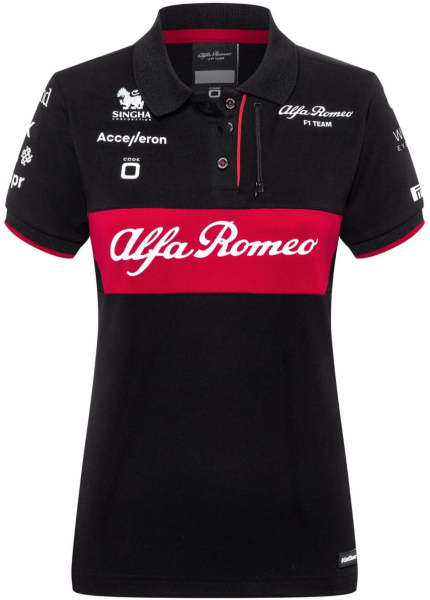 Alfa Romeo F1 Team Dames Poloshirt Klassiek Maat S