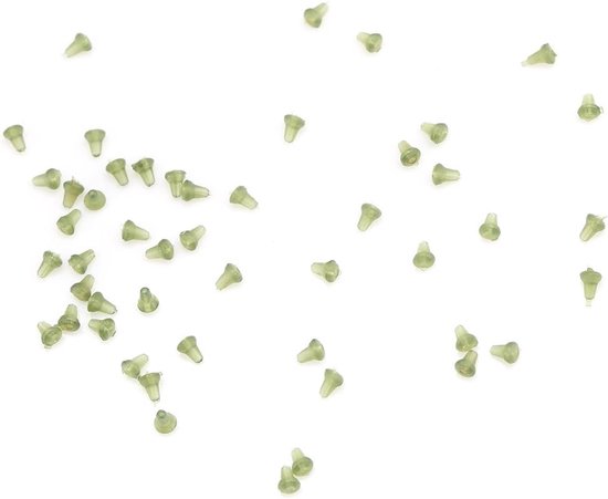 50 stuks visvoerstoppers met dobberstopper voor visgerei-accessoire (groen) van Merkloos — afbeelding 3