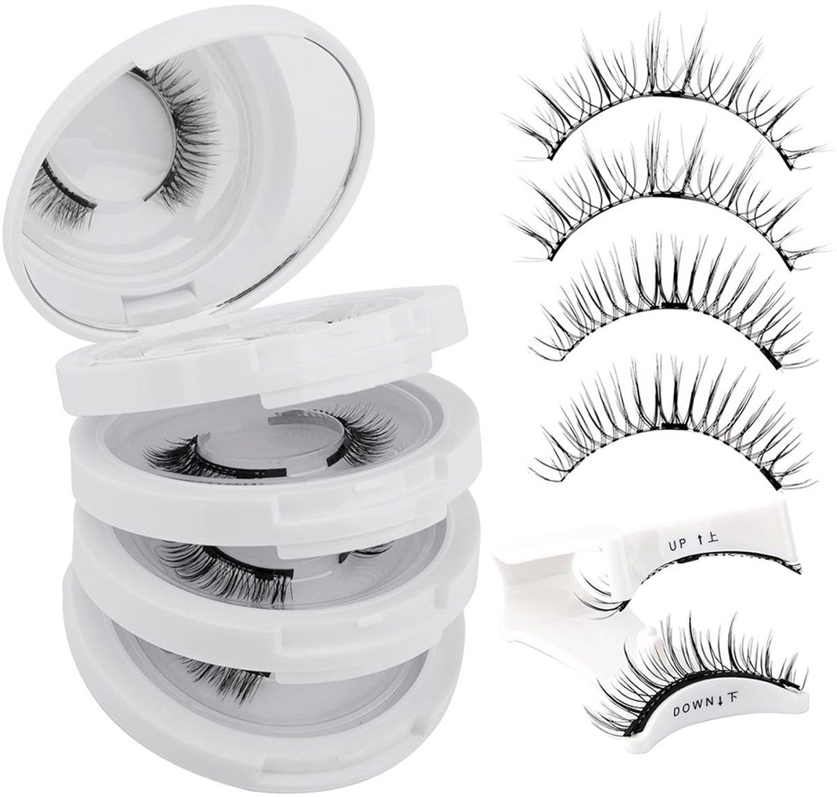 Magnetische Nep Wimpers - 4 Magnetische Nep Wimpers - Valse Wimpers