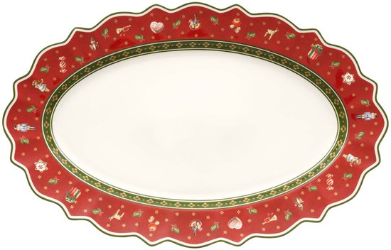 Villeroy & Boch Plat de service Toy's Delight - ovale - 50 x 31 cm - Noël