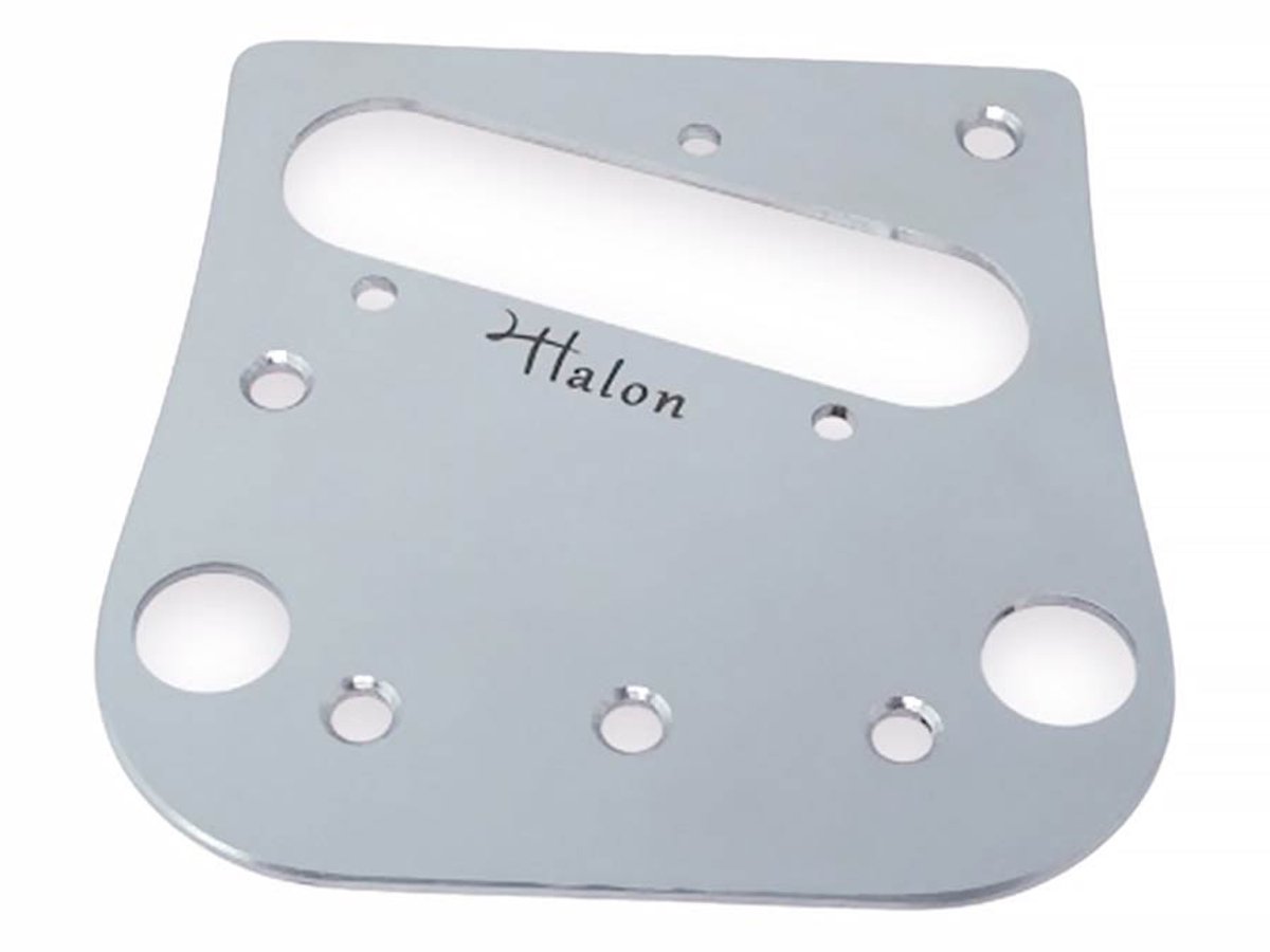 Halon BC-32-2 Bigsby Conversieplaat voor TE Gitaar – Standaard Cut, Chroom Hoogglans