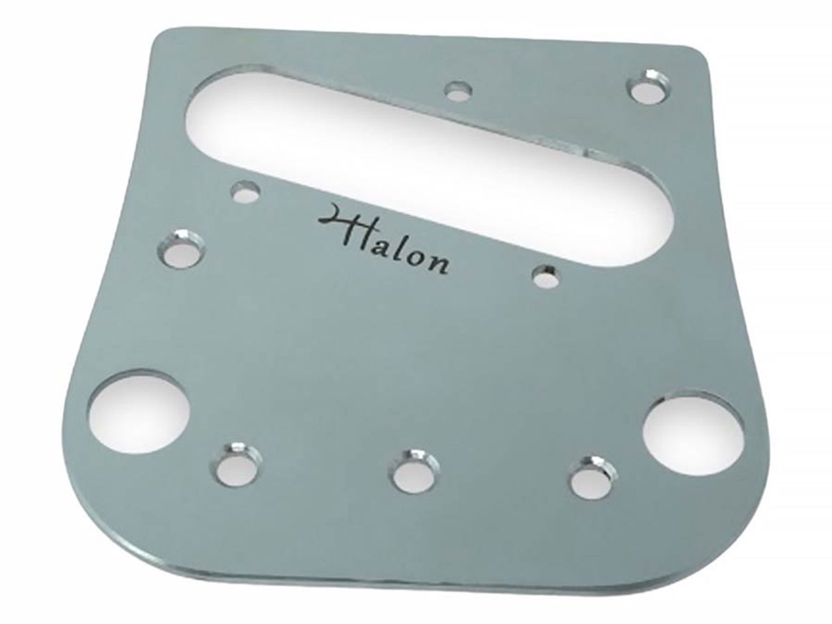 Halon BC-32-1 Bigsby Conversieplaat voor TE Gitaar – Standaard Cut, Satin RVS