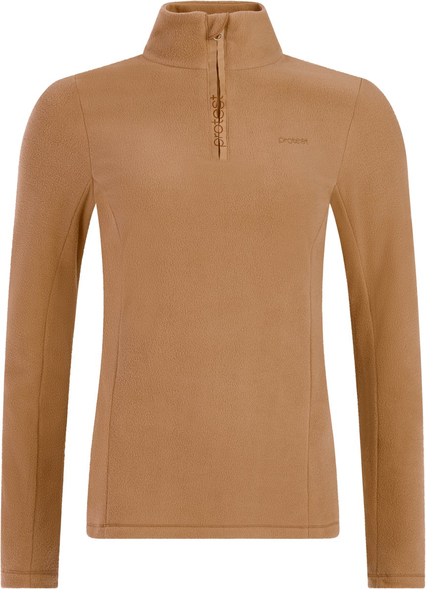 Protest PRTRemutez Skipully Dames Fleece 1/4 rits Bruin