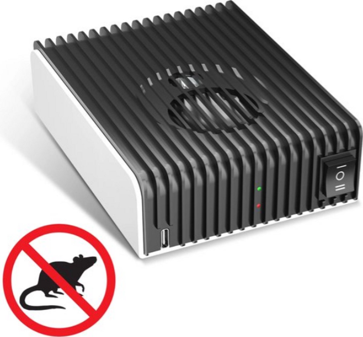 Ultrasone Knaagdierafschrikker Binnen – Muis- en Ratverjager, Plug-in Pestenbestrijdingsapparaat voor Huis, Ook Effectief Tegen Vleermuizen, Elektronische Knaagdierverdrijver, Huisdierveilige Muizenbestrijding