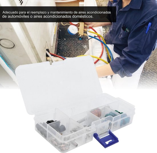 Ventiel Kernen Demontage Remover Installer Tool - Airconditioner Ventiel - 46 Stks/set voor R410/R22/R134a — afbeelding 5