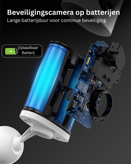 DailySupplies® Camerabewaking - Beveiligingscamera Draadloos Buiten - Bewakingscamera van DailySupplies® — afbeelding 3