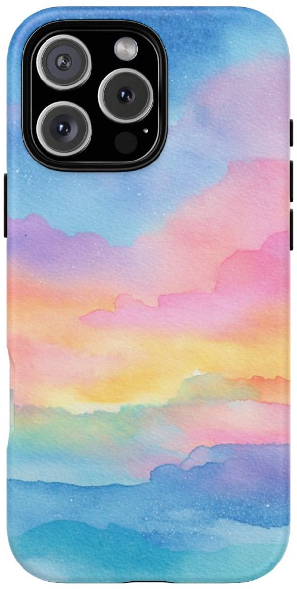 Kleurrijke Oceaanlook – Telefoonhoesje Geschikt voor iPhone 16 Pro Max