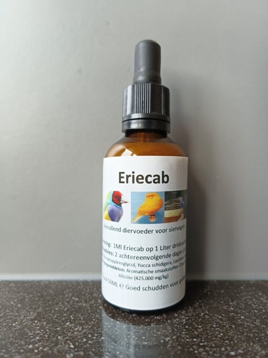 Sjoerd Zwart Eriecab - Anti-bacterie Voor Vogels 50 Ml