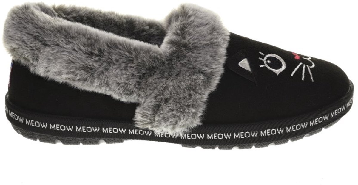Zwarte Pantoffel Kat Cozy Skechers maat 39.5