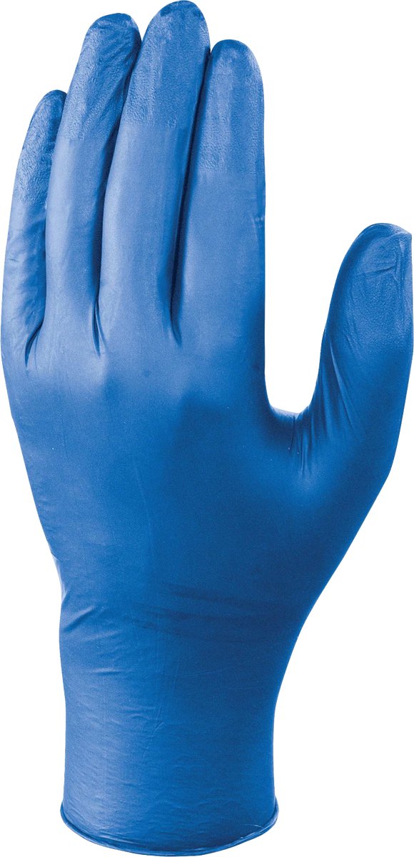 Wegwerpbare handschoen in nitril, die goed bestand is tegen chemicaliën, ideaal voor de voedingsindustrie
