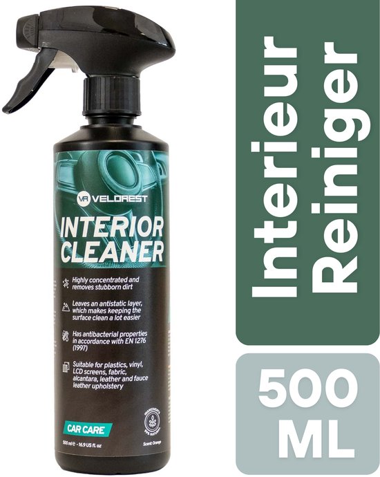 Velorest Interior Cleaner 500ML - Interieur Reiniger - Bekleding Reiniger Auto - Car Cleaning - Dashboard Reiniger - Interior Cleaner Auto - Interieurspray Auto