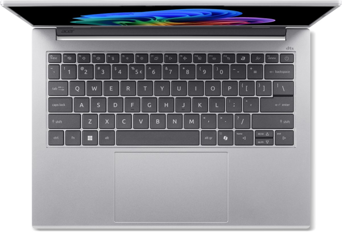 Aspire 14 AI A14-61M-R363 - CoPilot+ PC - Laptop - 14 inch OLED - AMD Ryzen AI 5 - 16GB - 512GB SSD - Verlicht toetsenbord - Zilver — afbeelding 5