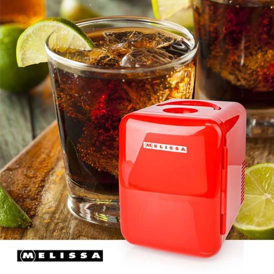 Melissa Mini Koelkast - Draagbare Koelkast - 4L - Koelen en Verwarmen - Skincare Fridge - 16580009 - Rood van melissa — afbeelding 4