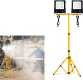 Bouwlamp 1000 watt op statief huren | Bouwmachines