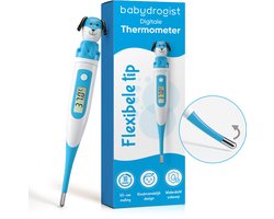 Babydrogist digitale Baby Thermometer met flexibele tip - Rectaal, oksel & oraal - Hond