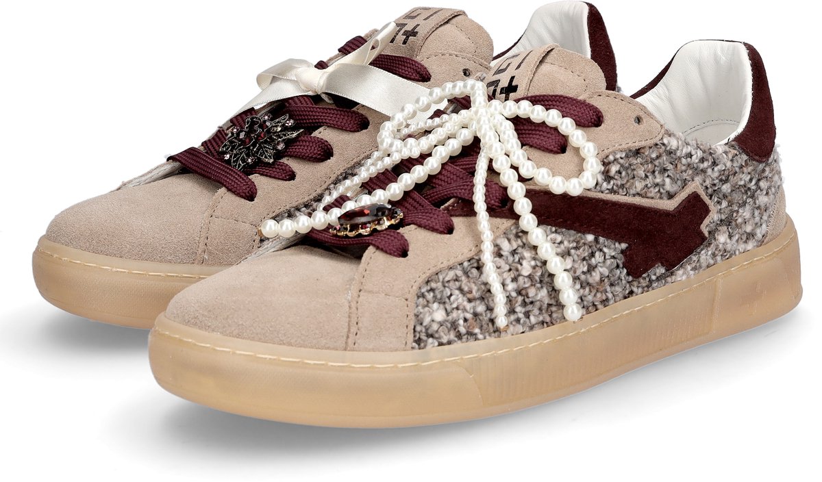 Gio+ damessneaker beige