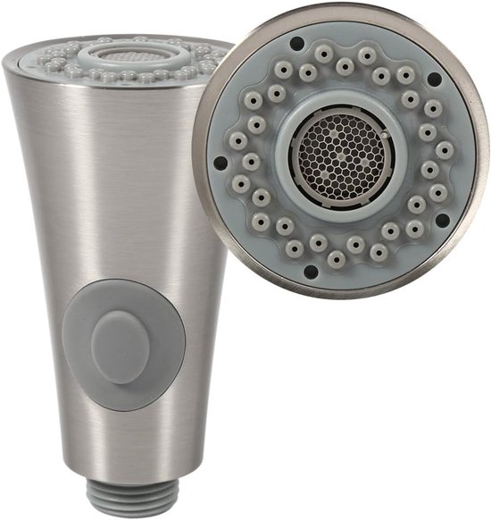 Titel: Pull Down Spuitkop voor Aanrechtkraan - ABS Plastic en Staal - Vervangende Trek Spray Douchekop met 1/2 inch - Keukenaccessoires - Duurzaam en Gemakkelijk te Installeren — afbeelding 3