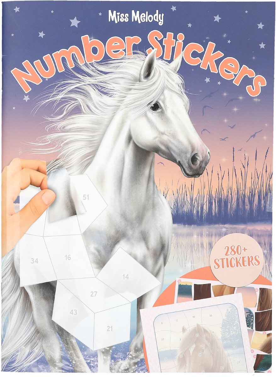 Depesche - Miss Melody nummer stickers - stickerboek — afbeelding 3