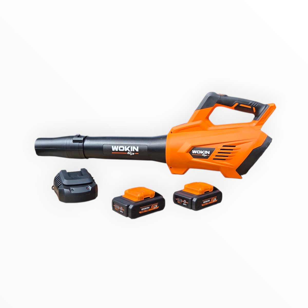 Accublazer 20 volt met 2 accu's en snel lader / Wokin