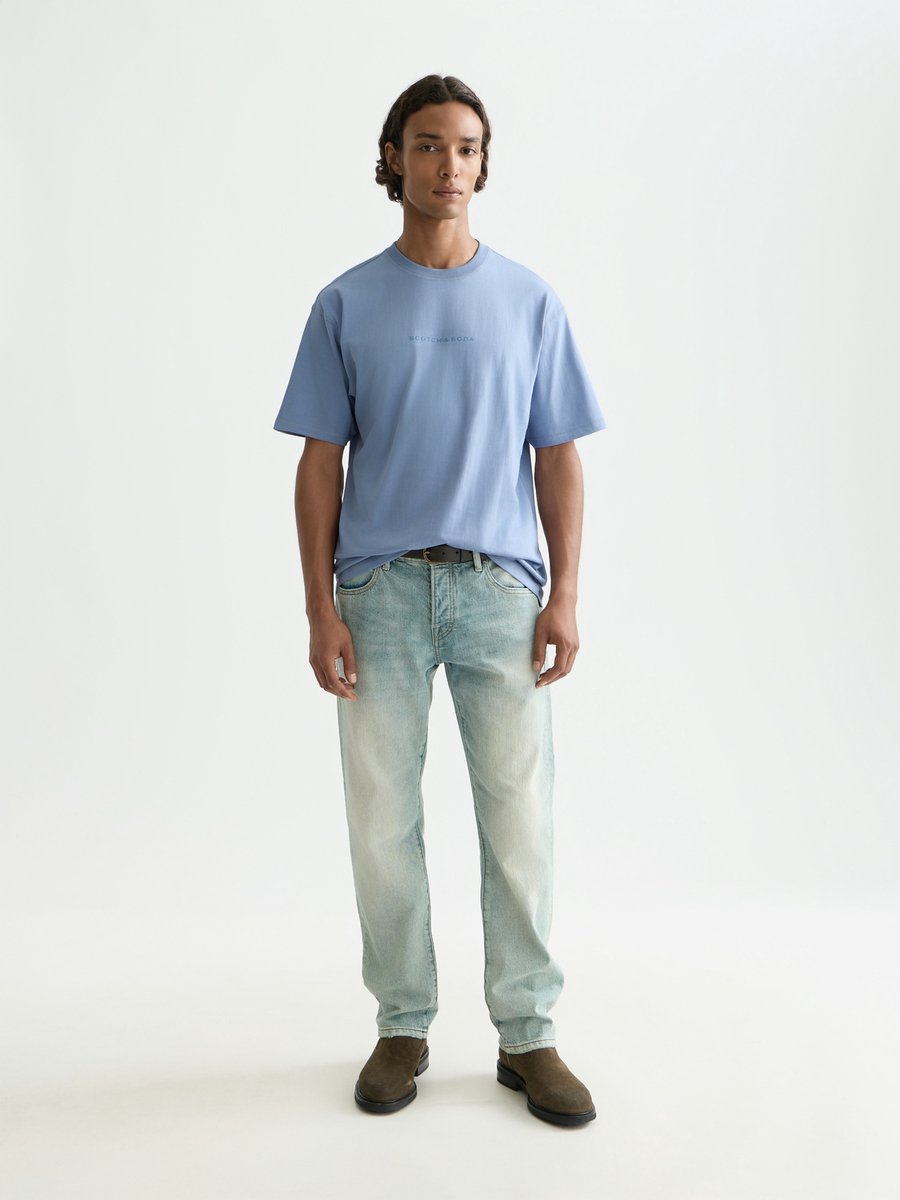 Scotch & Soda Seasonal Core Chest Artwork Relaxed-Fit T-Shirt